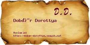 Dobár Dorottya névjegykártya